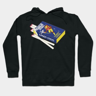 Spaceman Candy Sticks Digital Illustration Hoodie